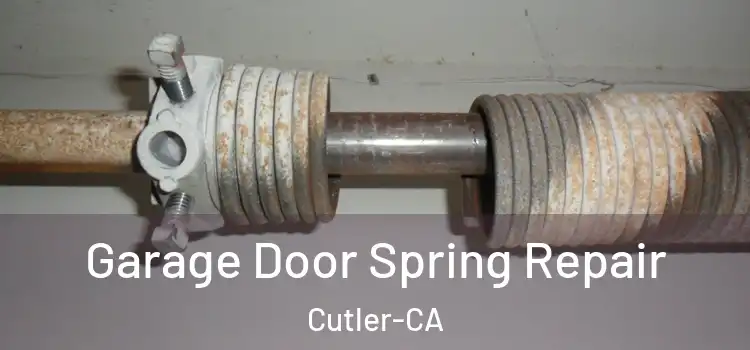  Garage Door Spring Repair Cutler-CA